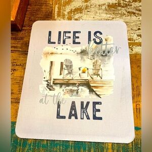 Hand Pressed Mouse Pad!  Brand New!